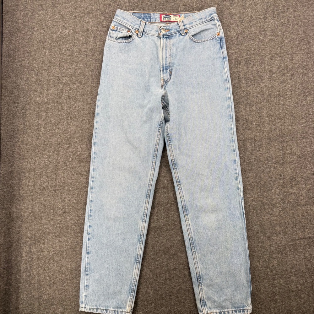 Old Navy Blue Jeans Vintage Womens 8 Regular Light Wash High Rise Straight Leg